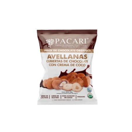 Comprar PACARI Avellana cubierta de Chocolate Orgánico | OrigenEcuador