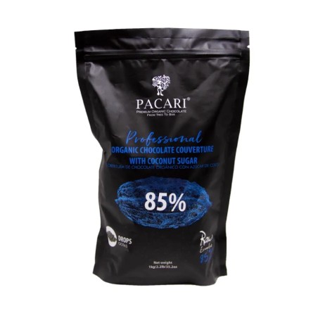 PACARI Chocolate Orgánico Cobertura 85% - Piezas 1kg
