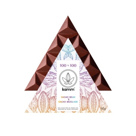 KAMM 100% Chocolate con Mucilago + Nibs 60g