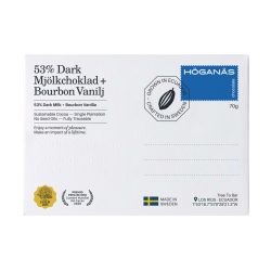 Höganäs Chocolate® 53% Dark Milk + bourbon vanilj
