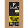 PACARI Chocolate Negro Orgánico Provincia Guayas  75% - Barra 50gr