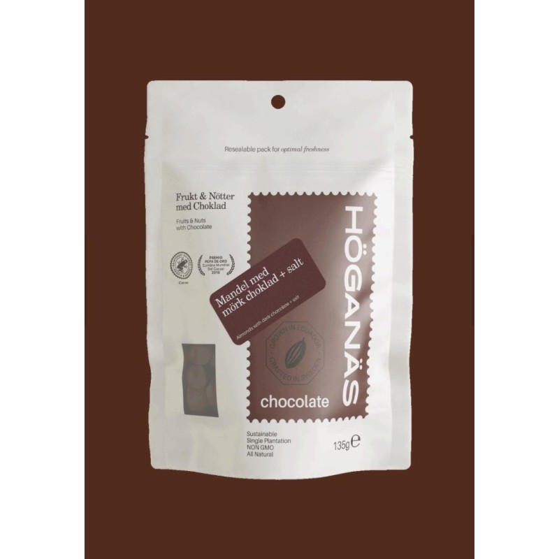 Snack Höganäs 60% de Chocolate con almendras y sal