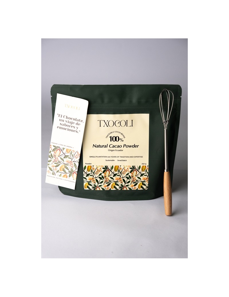 Txocoli Cocoa Powder Natural 100% 22/24  250gr  Lot: L072K2025