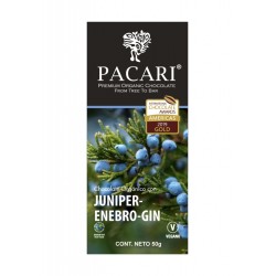 PACARI Chocolate Negro Orgánico Enebro - Barra 50gr