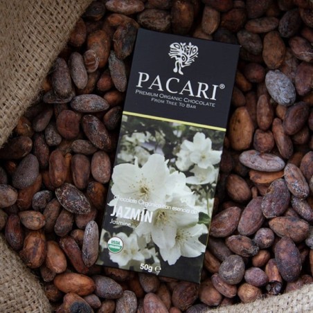 PACARI Chocolate Negro Orgánico Jazmin - Barra 50gr