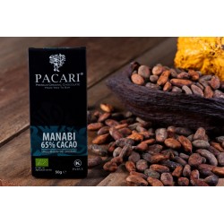 PACARI Chocolate Negro Orgánico Provincia Manabí 65% - Barra 50gr